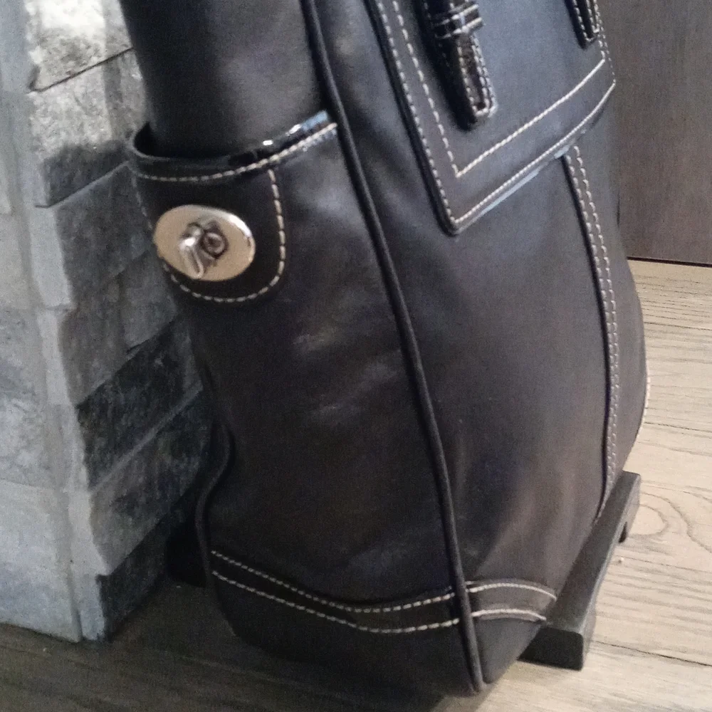 💝Coach Black leather purse Authentic - Picture 6 of 15